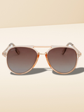 Earhart Tangle-Free Polarized Oversized Sunglasses