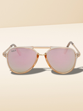 Earhart Tangle-Free Polarized Oversized Sunglasses