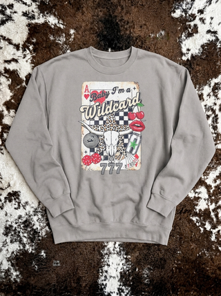 Baby I’m a Wildcard Western Pullover