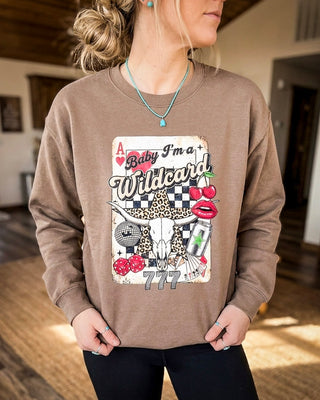 Baby I’m a Wildcard Western Pullover