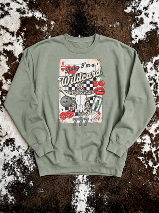 Baby I’m a Wildcard Western Pullover