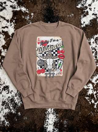 Baby I’m a Wildcard Western Pullover