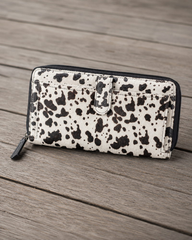 Propel Hair-On Leather Wallet by Myra Bag