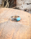 Abha Genuine Turquoise Ring - Jewelry - Sowell Jewelry - Bronco Western Supply Co.