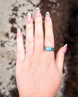Abha Genuine Turquoise Ring – Jewelry from Bronco Western Supply Co.