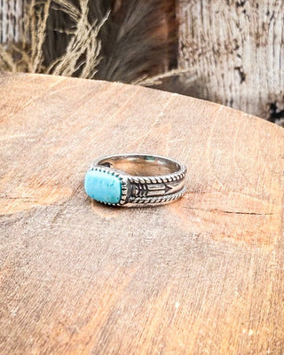 Abha Genuine Turquoise Ring – Jewelry from Bronco Western Supply Co.