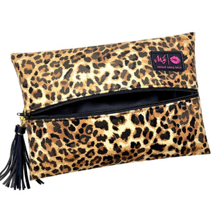 Lady Leopard Makeup Bag by Makeup Junkie Bags