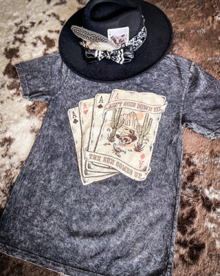 Ain't Going Down Till Graphic Tee - Black – Apparel from Bronco Western Supply Co.