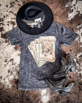 Ain't Going Down Till Graphic Tee - Black – Apparel from Bronco Western Supply Co.