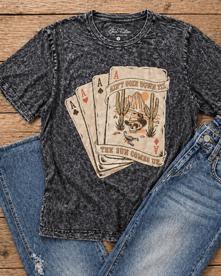 Ain't Going Down Till Graphic Tee - Black – Apparel from Bronco Western Supply Co.