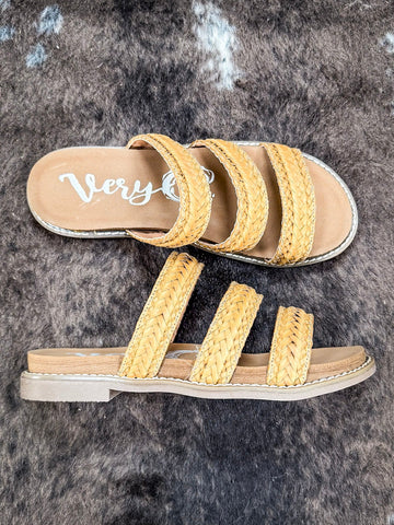 Alba Sandal in Tan by Very G - Women's Shoes - Very G - Bronco Western Supply Co.