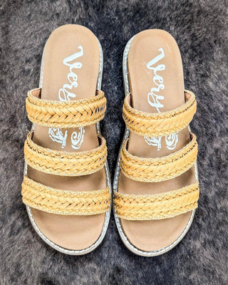 Alba Sandal in Tan by Very G – Women's Shoes from Bronco Western Supply Co.