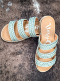 Alba Sandal in Teal by Very G - Women's Shoes - Very G - Bronco Western Supply Co.
