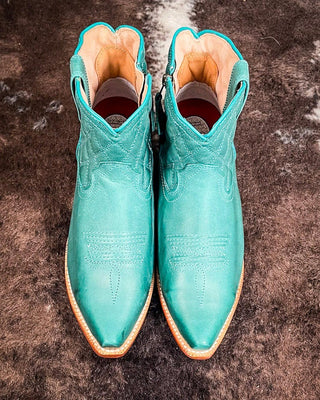 Alma Twisted X Steppin' Out Ankle Booties - Blue Turquoise – Women's Shoes from Bronco Western Supply Co.