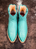 Alma Twisted X Steppin' Out Ankle Booties - Blue Turquoise - Women's Shoes - Twisted X - Bronco Western Supply Co.
