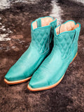 Alma Twisted X Steppin' Out Ankle Booties - Blue Turquoise - Women's Shoes - Twisted X - Bronco Western Supply Co.