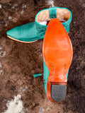 Alma Twisted X Steppin' Out Ankle Booties - Blue Turquoise - Women's Shoes - Twisted X - Bronco Western Supply Co.