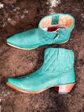Alma Twisted X Steppin' Out Ankle Booties - Blue Turquoise - Women's Shoes - Twisted X - Bronco Western Supply Co.