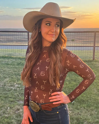 Amarillo By Morning Mesh Top by Sterling Kreek – Apparel from Bronco Western Supply Co.