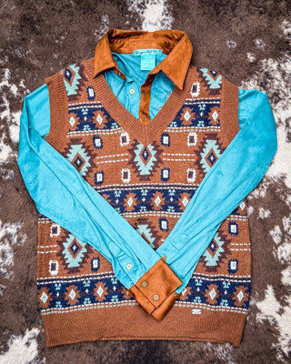 Amarillo Days Knit Sweater Vest – Apparel from Bronco Western Supply Co.