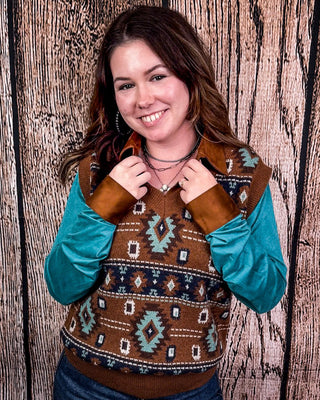 Amarillo Days Knit Sweater Vest – Apparel from Bronco Western Supply Co.