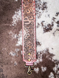 Amigo Wide Tooled Leather Purse Strap - Accessories - American Darling - Bronco Western Supply Co.