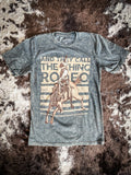 And They Call The Thing Rodeo Graphic Tee - Gray - Apparel - Lotus Fashion - Bronco Western Supply Co.