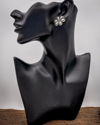 Anika Flower Fashion Earrings – Jewelry from Bronco Western Supply Co.