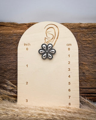 Anika Flower Fashion Earrings – Jewelry from Bronco Western Supply Co.
