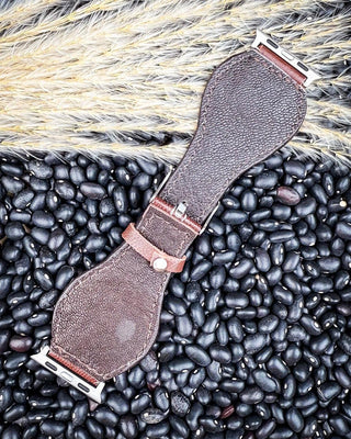 Apple Watch Band - Heritage Stitch in Brown – Accessories from Bronco Western Supply Co.