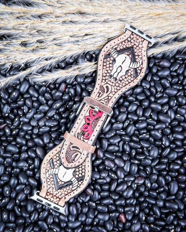 Apple Watch Fashion Band - Bone and Bloom - Accessories - Blue Tortoise - Bronco Western Supply Co.