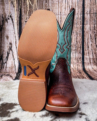 Ariel Twisted X Women's 11" Tech X Boot - Hickory and Seafoam – Women's Boots from Bronco Western Supply Co.