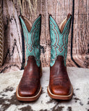 Ariel Twisted X Women's 11" Tech X Boot - Hickory and Seafoam - Women's Boots - Twisted X - Bronco Western Supply Co.