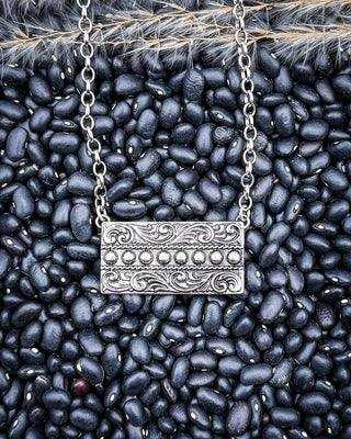 Ashcroft Engraved Bar Necklace – Jewelry from Bronco Western Supply Co.