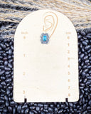 Asia Genuine Turquoise Earrings - Jewelry - Sowell Jewelry - Bronco Western Supply Co.