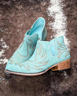 Ava Vintage Bootie in Blue by Roper – Women's Shoes from Bronco Western Supply Co.