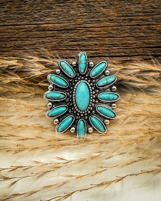 Avery Concho Stone Ring – Jewelry from Bronco Western Supply Co.