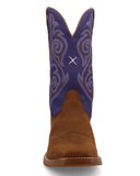 Azalea Twisted X Women's 11" Tech X Boot - Distressed Saddle and Iris - Women's Boots - Twisted X - Bronco Western Supply Co.