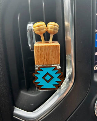 Aztec Turquoise Vent Clip Car Diffuser in Cowgirl Glam – Accessories from Bronco Western Supply Co.