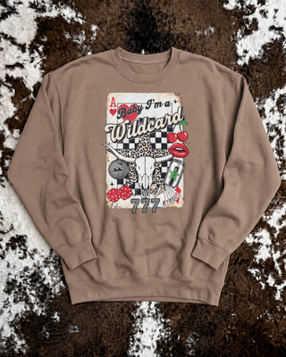 Baby I’m a Wildcard Western Pullover – Apparel from Bronco Western Supply Co.