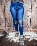 Badlands Rip Skinny Jeans - Apparel - Denim Zone USA - Bronco Western Supply Co.
