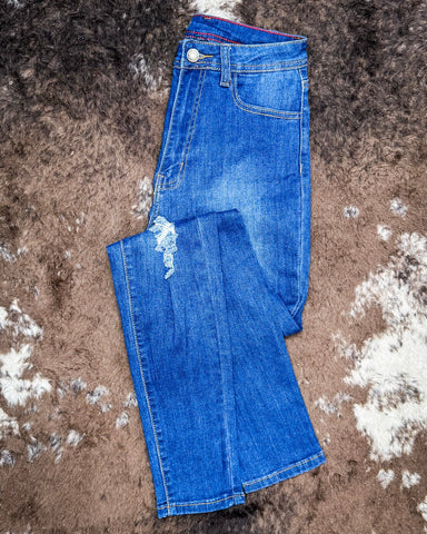Badlands Rip Skinny Jeans - Apparel - Denim Zone USA - Bronco Western Supply Co.