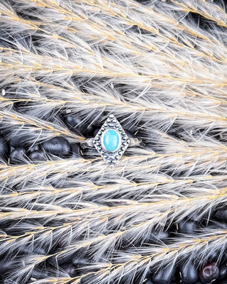 Bahman Adjustable Genuine Turquoise Ring – Jewelry from Bronco Western Supply Co.