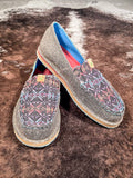 Banshee Twisted X Slip - On Loafer - Eco Dust & Blue Aztec - Women's Shoes - Twisted X - Bronco Western Supply Co.