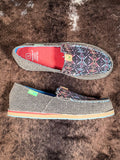 Banshee Twisted X Slip - On Loafer - Eco Dust & Blue Aztec - Women's Shoes - Twisted X - Bronco Western Supply Co.