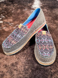 Banshee Twisted X Slip - On Loafer - Eco Dust & Blue Aztec - Women's Shoes - Twisted X - Bronco Western Supply Co.