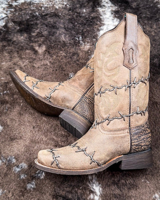 Barbed Trailblazer Corral Boots – Women's Boots from Bronco Western Supply Co.