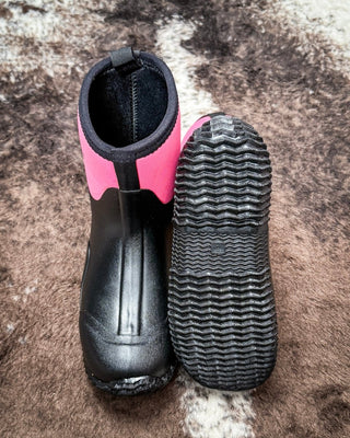 Barnyard Lady Muck Boot in Pink by Roper – Women's Shoes from Bronco Western Supply Co.