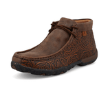 Bella Twisted X Chukka Driving Moc - Brown & Tooled Brown - Women's Shoes - Twisted X - Bronco Western Supply Co.