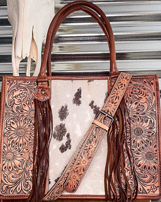 Betsy Hand Tooled Leather Tote Bag – Purses & Wallets from Bronco Western Supply Co.